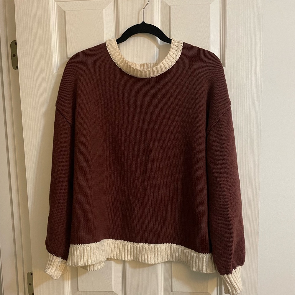 Brown sweater